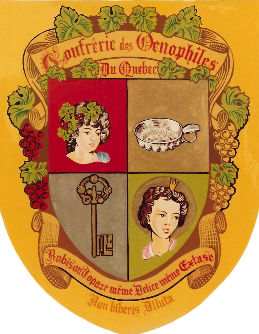 Blason Ordre des Œnophiles du Québec